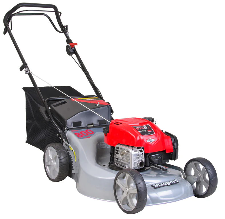 Masport Widecut 800 ST SP 21.5" Petrol Lawnmower - Briggs & Stratton 163cc Engine, Steel Deck & Self-Propelled Drive